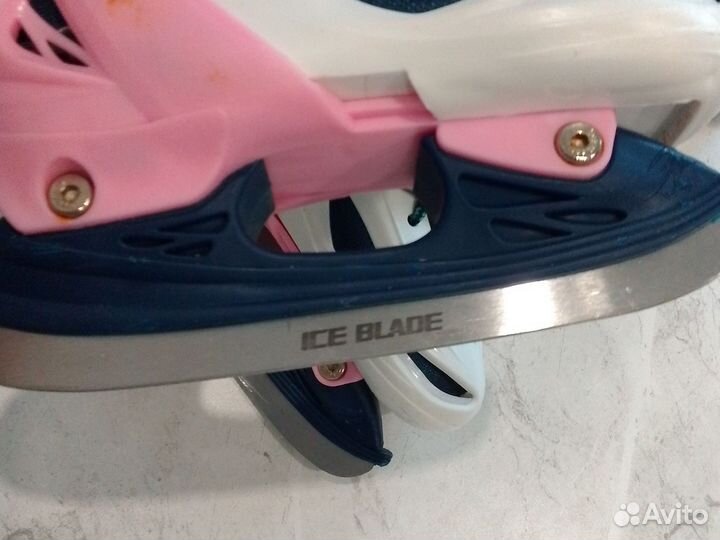 Коньки детские раздвижные 30-33