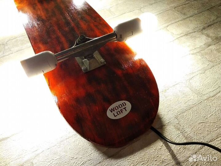 Светильник лофт скейтборд