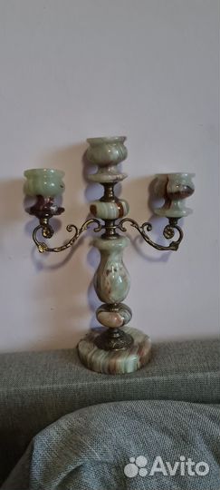 Подсвечник из оникса