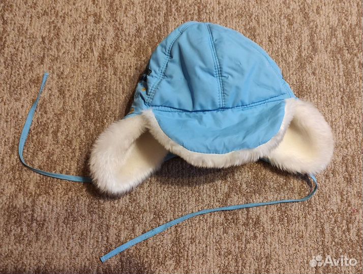 Шапка для мальчика 52 зимняя 1-2 года