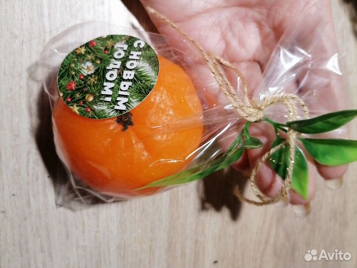 Мыло ручной работы мандарин