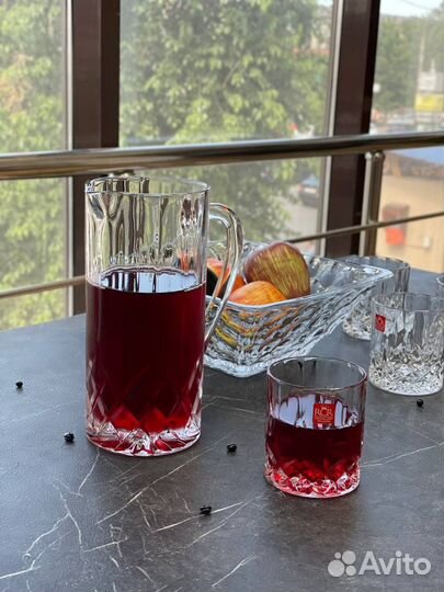 Графин и 6 стаканов Италия