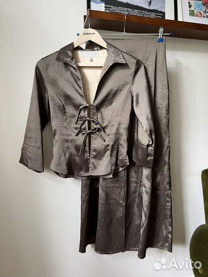 Костюм винтаж юбка + блузка Angel S