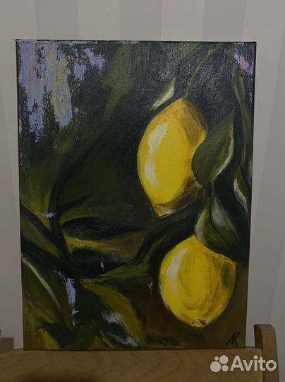 Картина Лимоны Акрил 30*40 см