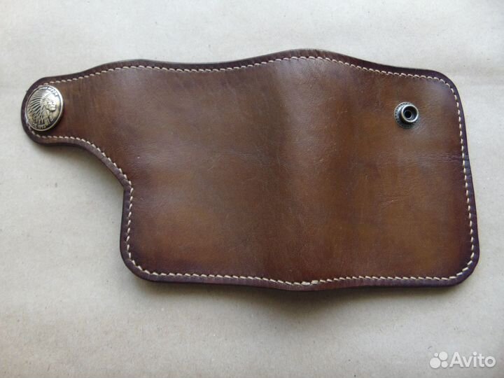 Кошелек из натуральной кожи ручной работы