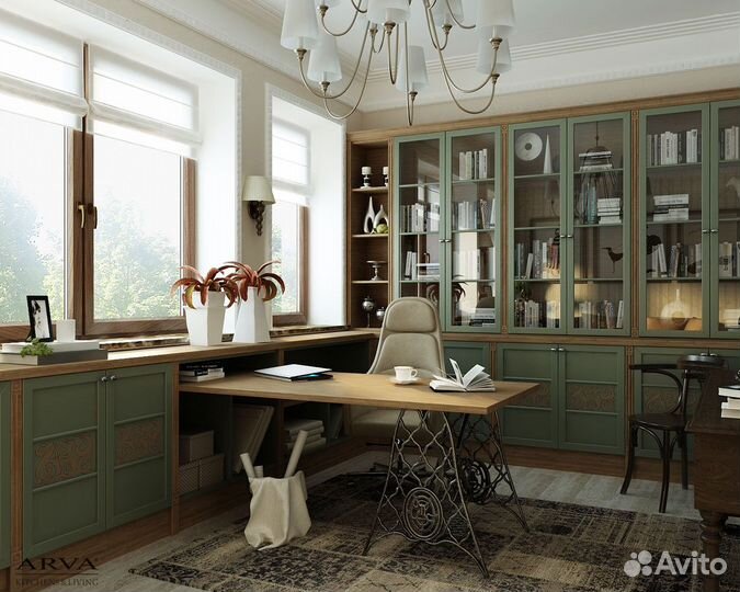 Шкаф на заказ, Бук, цвет по RAL