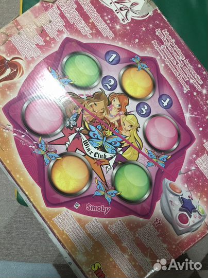 Танцевальный коврик Smoby Winx