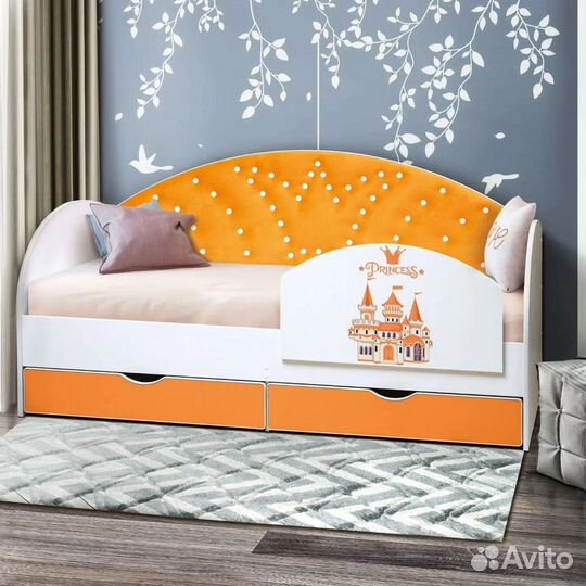 Кроватка велюр 