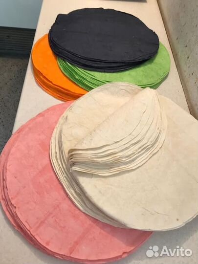 Лаваш для шаурмы цветные