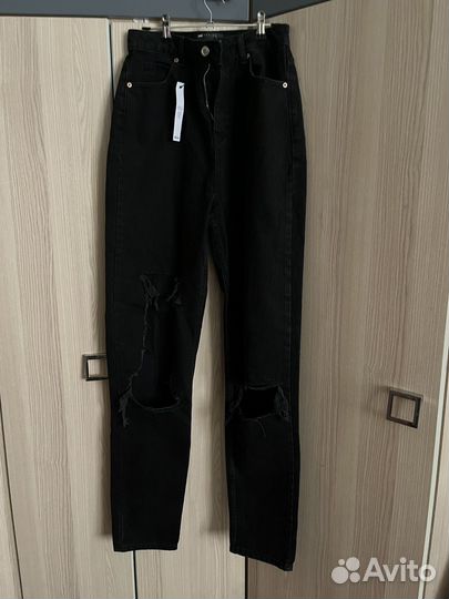 Джинсы рваные