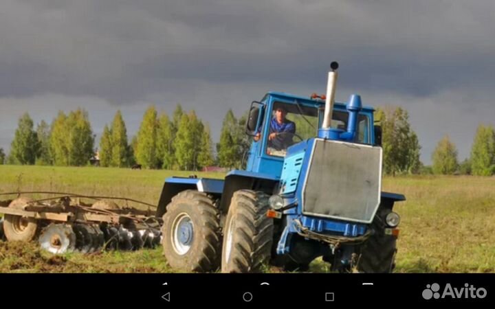 Услуги трактора пахота дискование т150 хтз мтз80