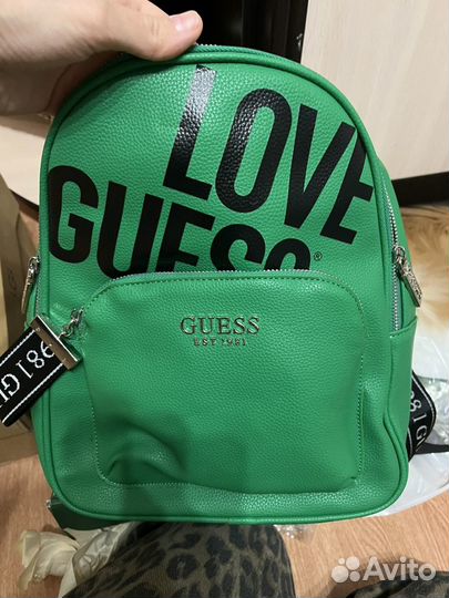 Рюкзак женский guess зеленый