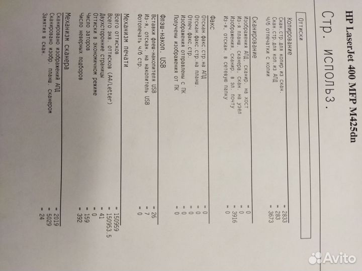 Hp laserjet pro 400 mfp m425dn