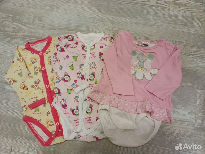 Вещи пакетомна девочку 3-6 месяцев