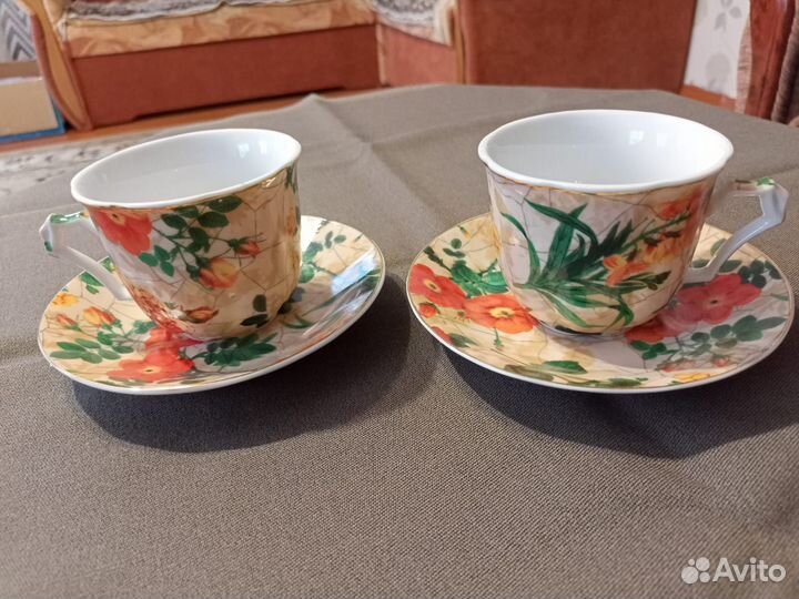 Чайный подарочный набор 2 чайные пары