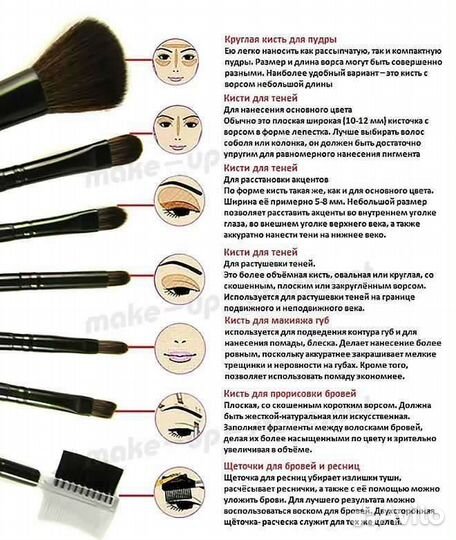 Набор кистей для макияжа avon
