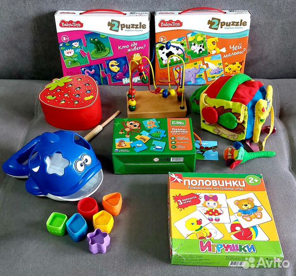 Развивающие игрушки пакетом