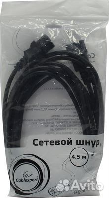 Кабель питания Gembird PC-189-15 IEC C13-C14 4,5м