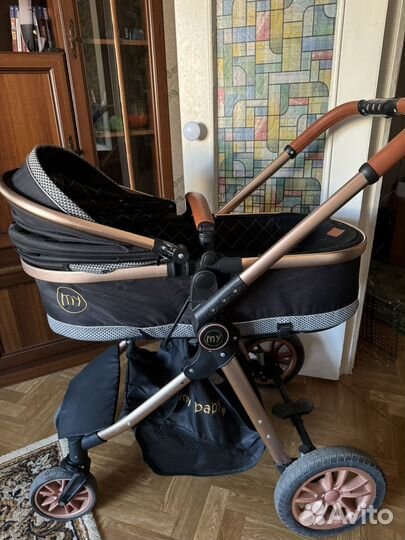 Коляска трансформер 2 в 1 для новорожденных