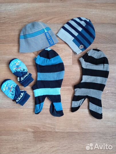Пакет Шапки и шапки-шлемы 4-5 лет