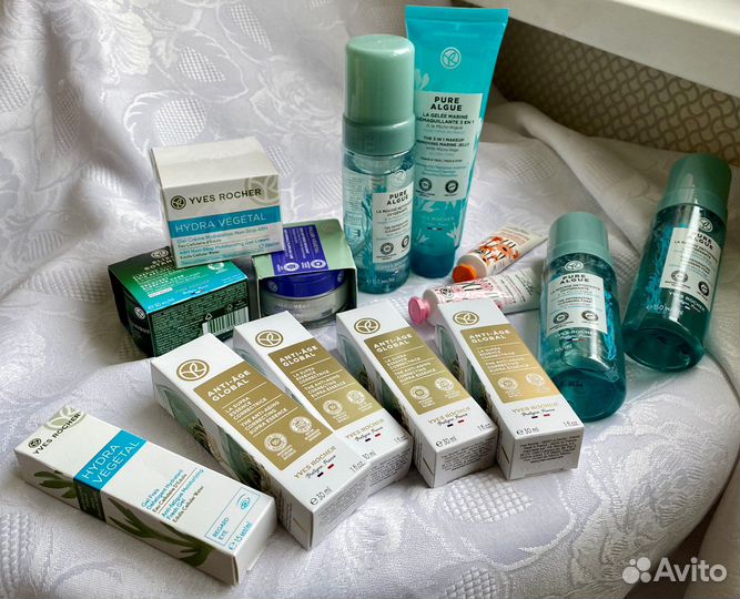 Кремы, сыворотки, маски, умывалки Ив Роше