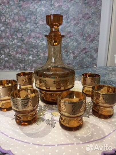Графин СССР со стопками