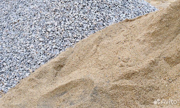 Щебень песок гравий все фракции
