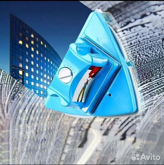 Магнитная щётка для мытья окон