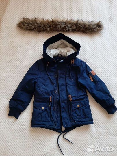 Куртка парка утепленная для мальчика