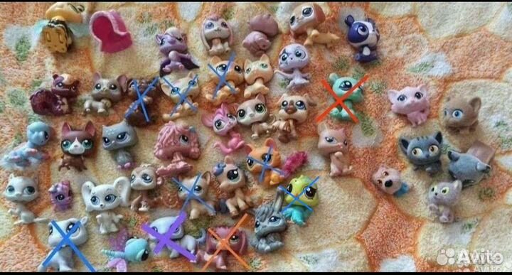 Littlest pet shop фигурки зверюшки