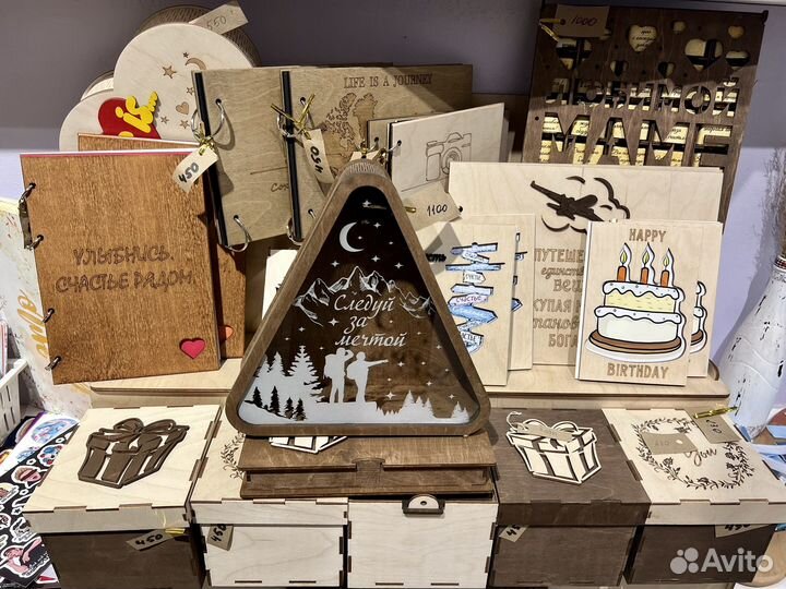 Лазерная резка фанеры + мох стабилизированный