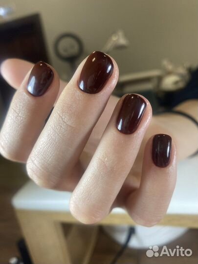 Маникюр с покрытием