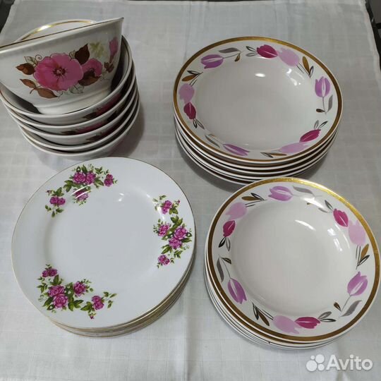 Фарфоровые тарелки СССР