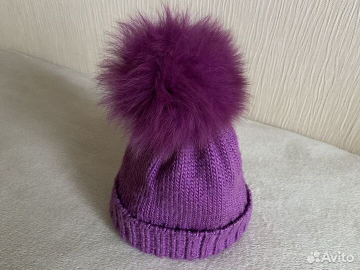 Шапка с шарфом