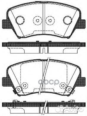 1412 32 колодки дисковые передние с антискрипе