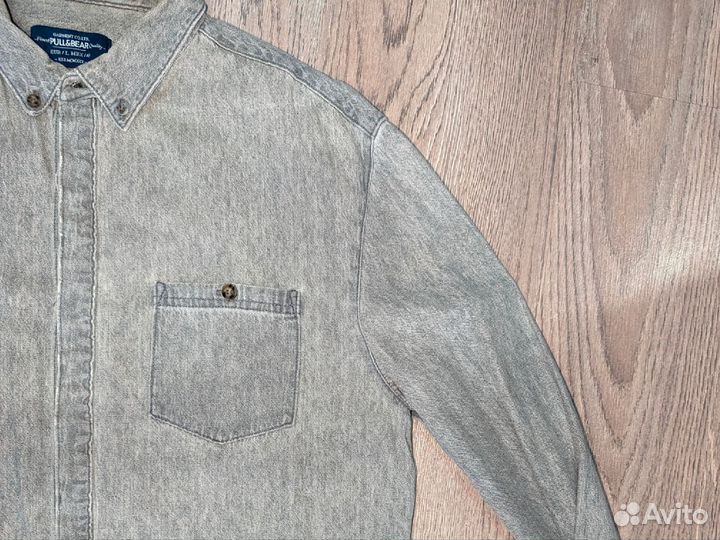 Рубашка мужская pull bear