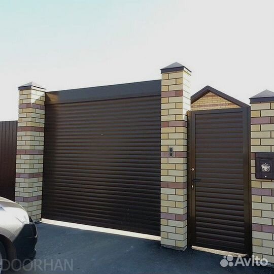 Ворота роллетные под ключ