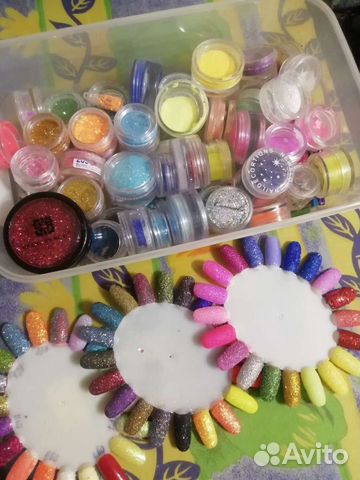 Блёстки для дизайна ногтей