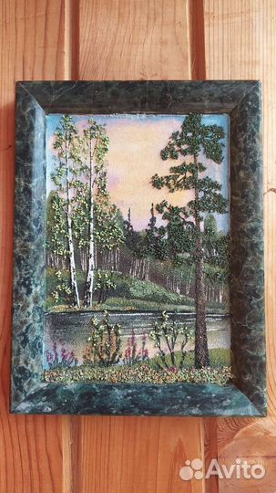 Картины из камня разные