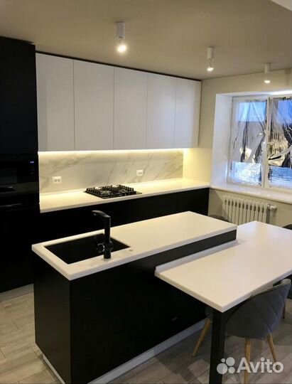 Столешницы из акрилового и кварцевого камня