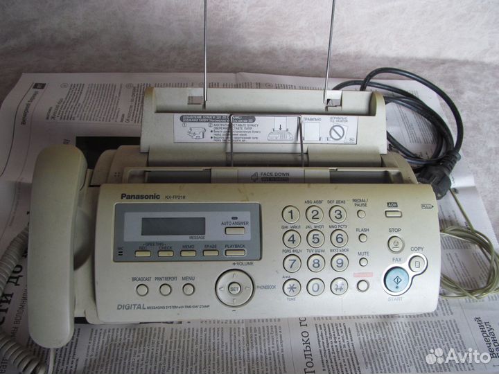 Факсимильный аппарат Panasonic KX-FP218
