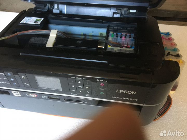 Цветной принтер Epson tx650, мфу