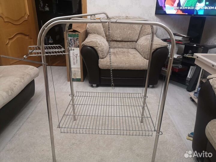 Переносной Гриль для костра на ножках