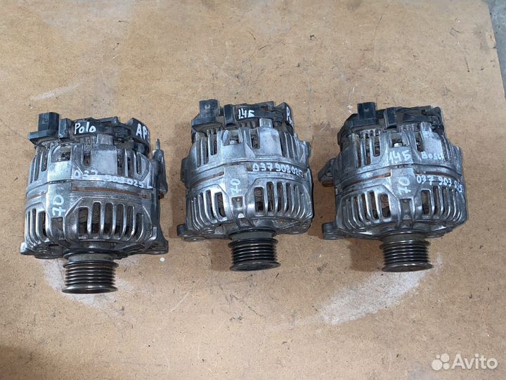 Генератор 037903025L 70А 1.4л Golf 4 Polo