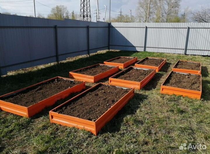 Грядка цветная 1м х 2,5м х 32см