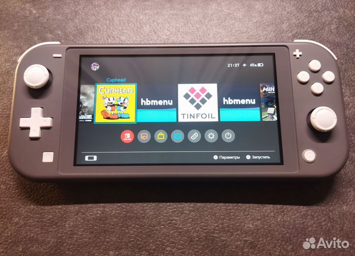 Nintendo switch lite прошитая 128