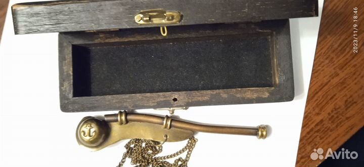 Дудка боцмана в футляре 1915 год