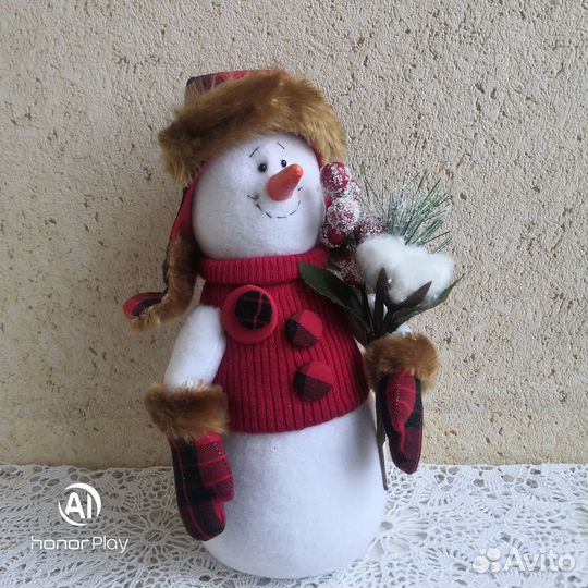 Снеговик ручной работы