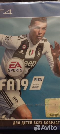Fifa 19 ps4 диск