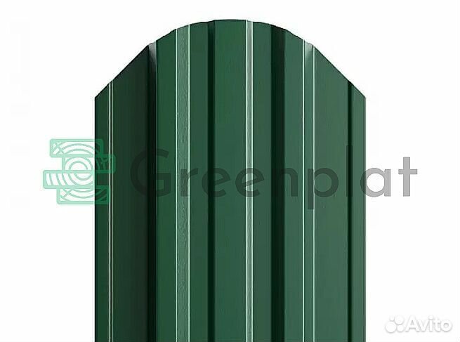 Забор из евроштакетника. Устойчив к деформации